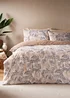 Neutral Tiger Print Duvet Set - Single Image 1