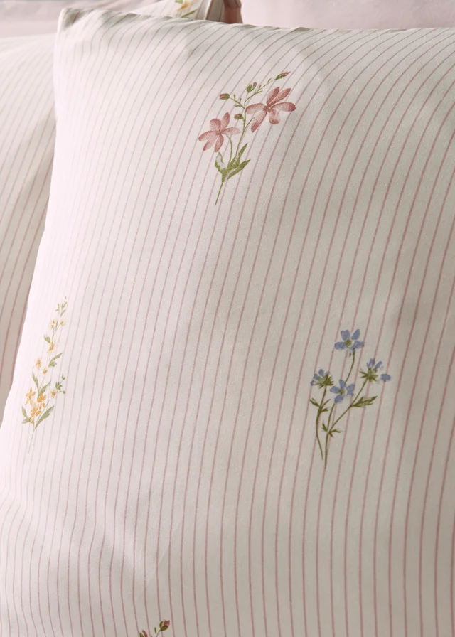 Pink Floral Duvet Set