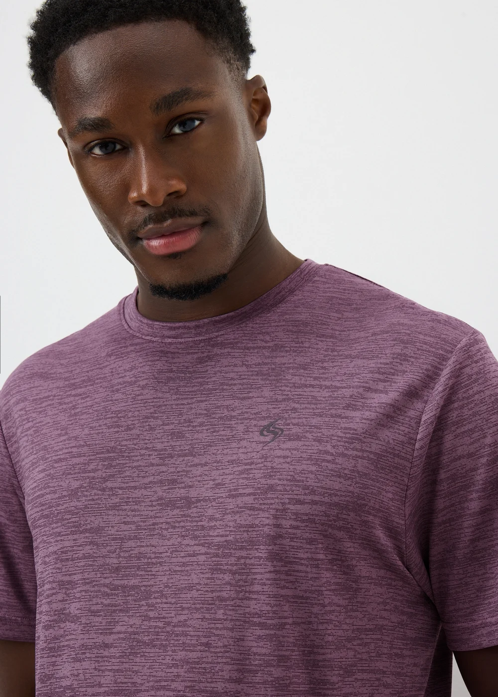 Souluxe Purple 2 Tone T-Shirt - Extra small Image 2