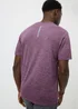 Souluxe Purple 2 Tone T-Shirt - Extra small Image 3