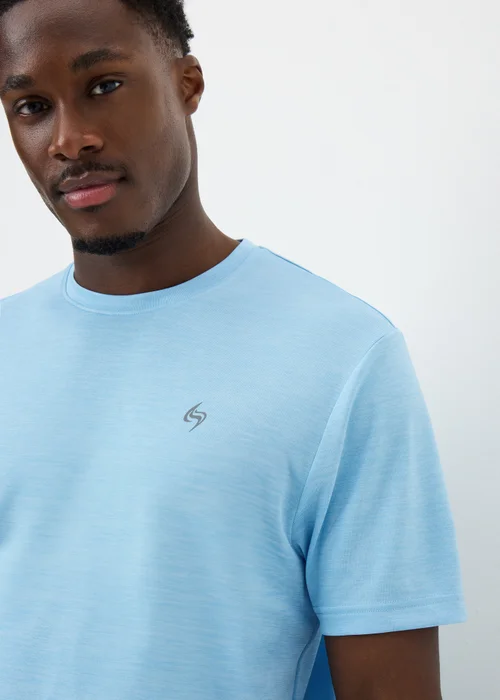 Souluxe Blue Two-Tone Sports T-Shirt - Extra small Image 2