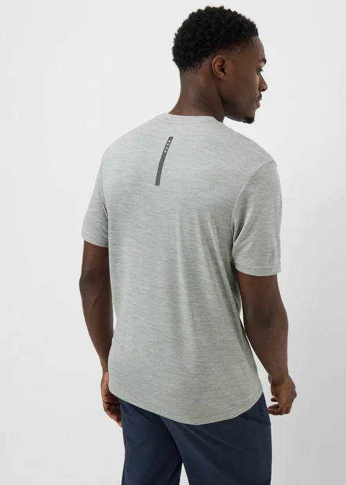 Souluxe Grey 2 Tone Sports T-Shirt - Extra small Image 3