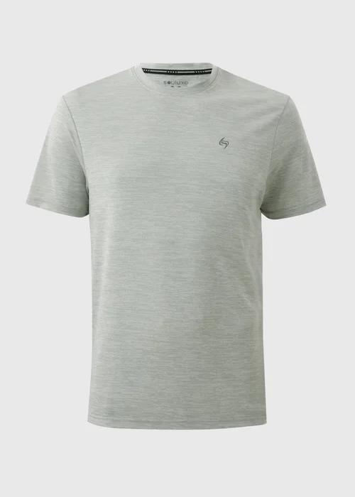 Souluxe Grey 2 Tone Sports T-Shirt - Extra small Image 4