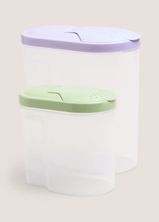 2 Piece Cereal Containers