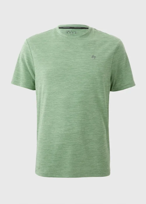 Souluxe Green Basic 2 Tone T-Shirt - Extra small Image 4