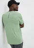 Souluxe Green Basic 2 Tone T-Shirt - Extra small Image 3