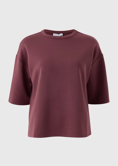 Raspberry Scuba Boxy Co Ord T-Shirt - Small Image 4