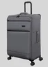 IT Luggage Equivocal Grey Soft Suitcase - Cabin Image 2