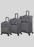 IT Luggage Equivocal Grey Soft Suitcase - Cabin Image 1