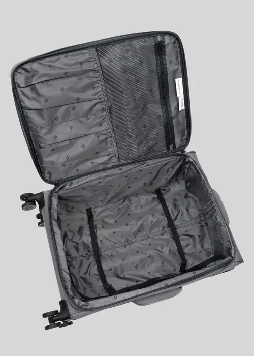 IT Luggage Equivocal Grey Soft Suitcase - Cabin Image 3