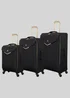 IT Luggage Ravishing Black Soft Suitcase - Cabin Image 1