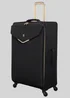IT Luggage Ravishing Black Soft Suitcase - Cabin Image 3