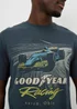 Navy Good Year Races T-Shirt - Small Image 2