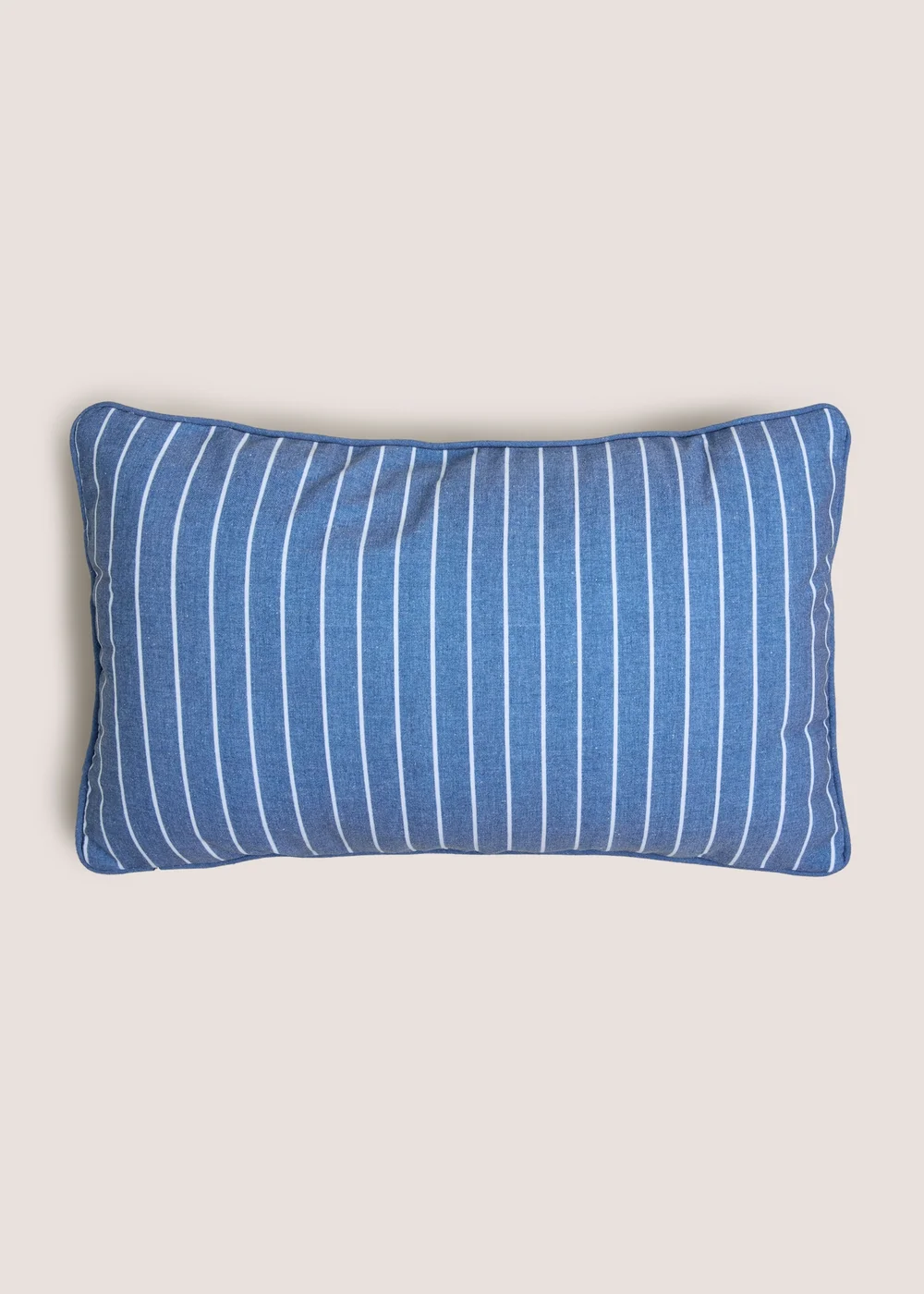 Blue Puffin Embroidered Cushion Image 2