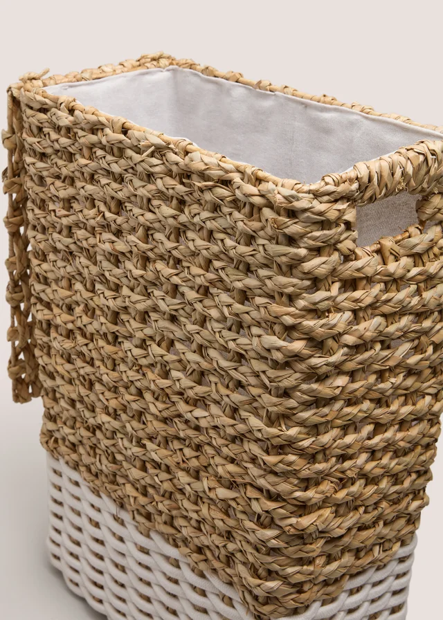 Neutral Woven Laundry Basket
