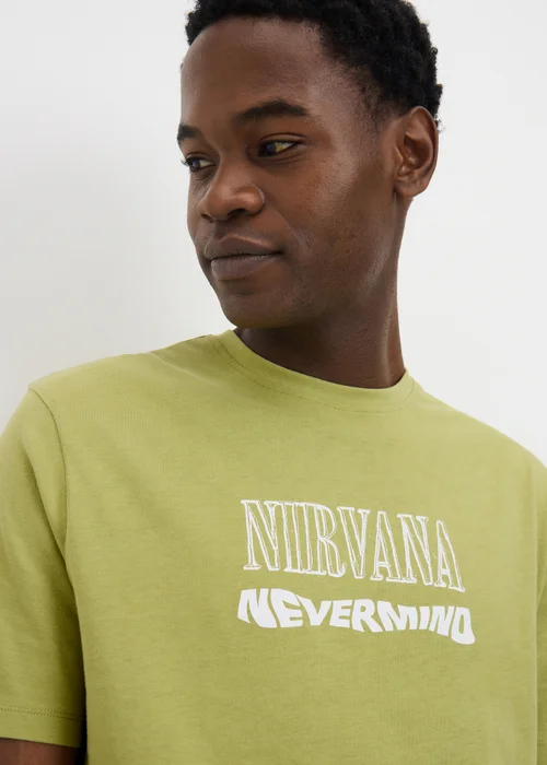 Nirvana Green Band T-Shirt - Small Image 3