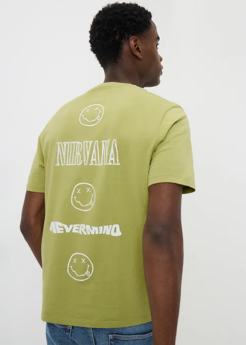 Nirvana Green Band T-Shirt - Small Image 2