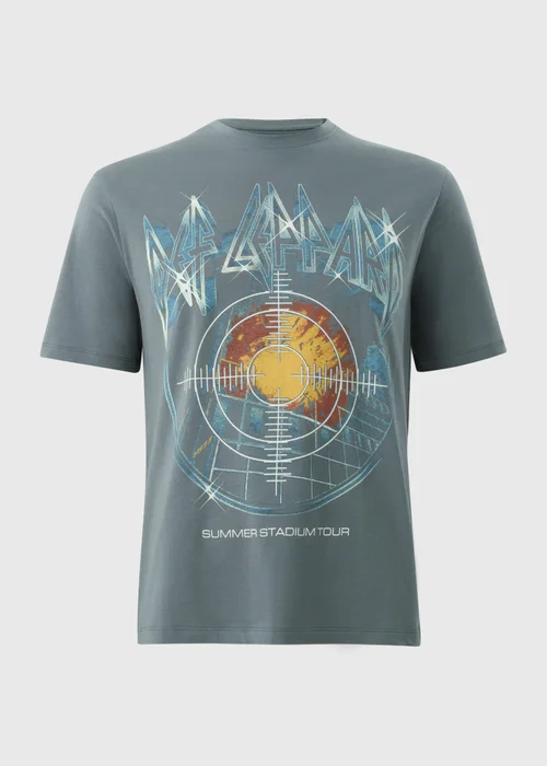 Blue Def Leppard Storm T-Shirt - Small Image 4