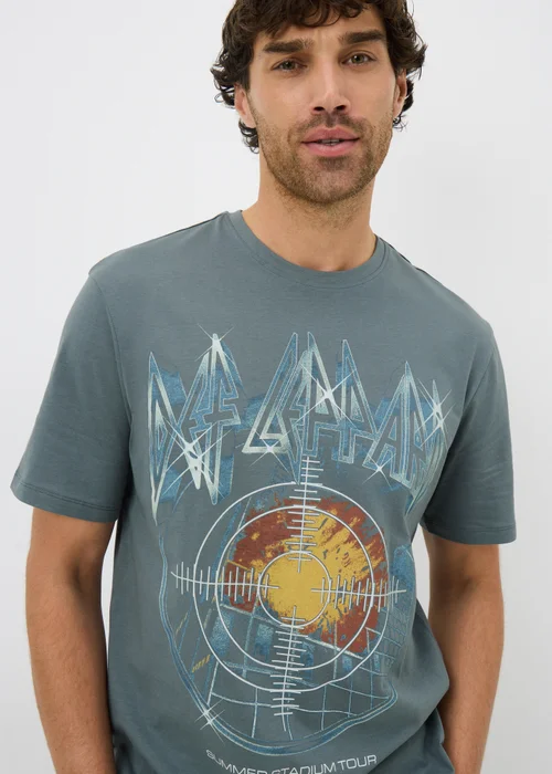 Blue Def Leppard Storm T-Shirt - Small Image 1