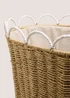 Cut Out Scallop Edge Laundry Basket Image 2