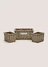 3 Piece Neutral Rope Laundry Baskets Image 2