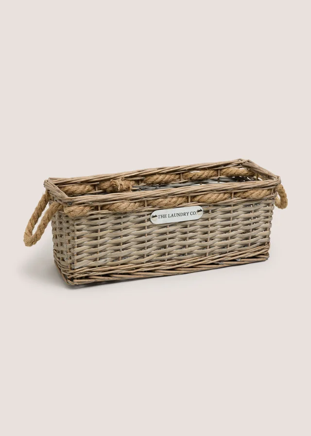 Laundry Rope Wick Window Basket