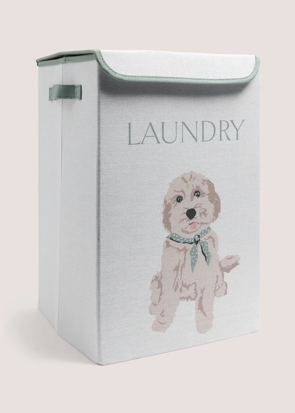 Cockapoo Collapsible Laundry Basket Image 1