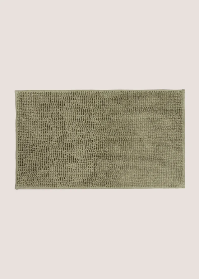 Sage Green Chenille Bath Mat