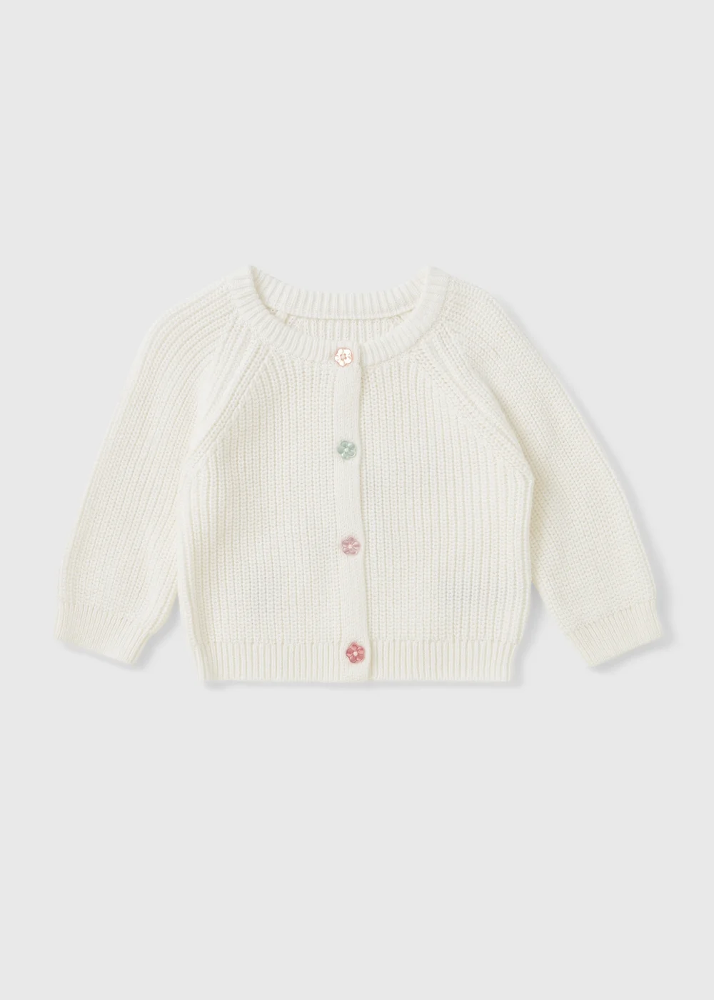 Baby Cream Cord Cardigan (Newborn-23mths) - Up to 1 Month Image 1