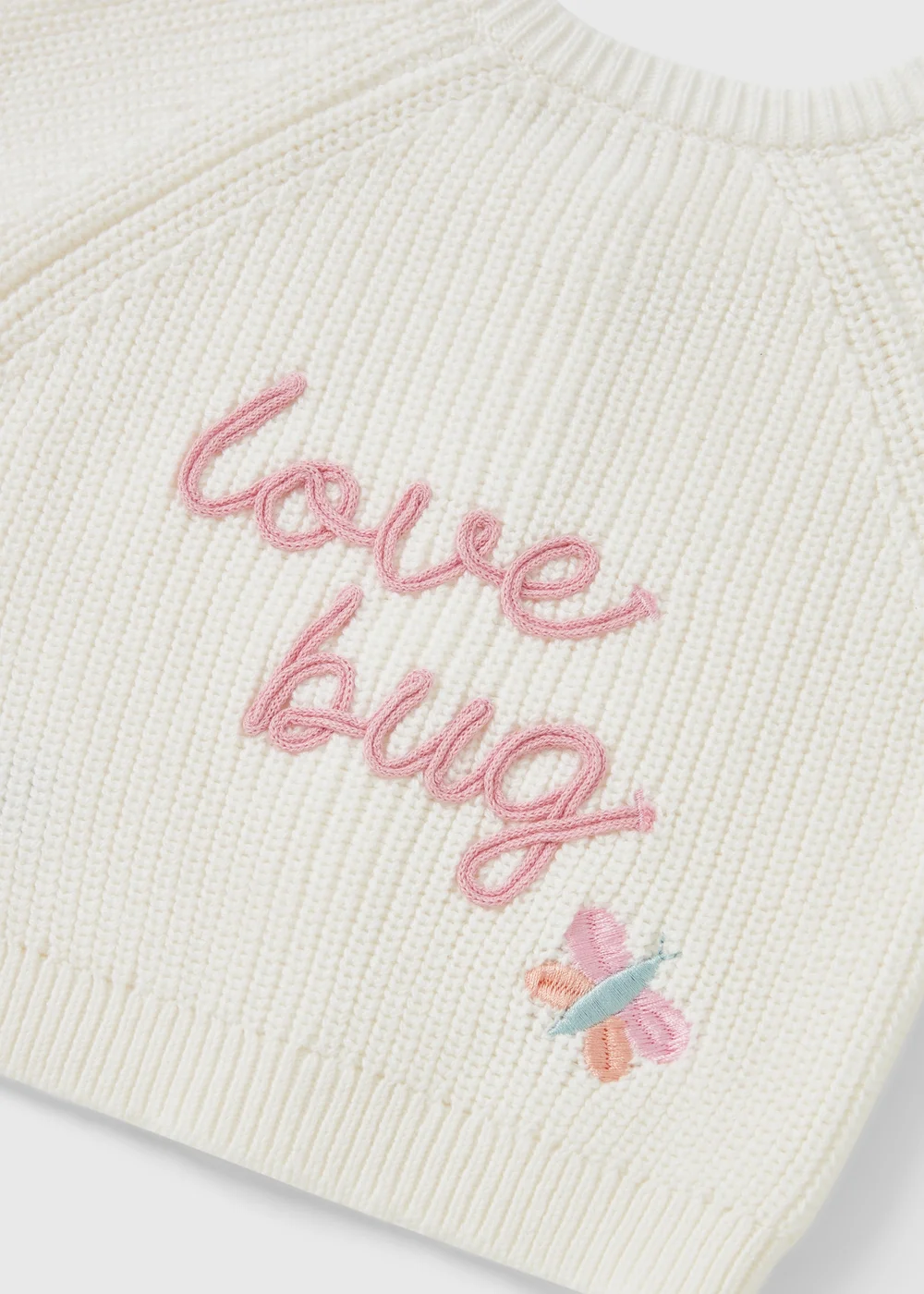 Baby Cream Cord Cardigan (Newborn-23mths) - Up to 1 Month Image 2