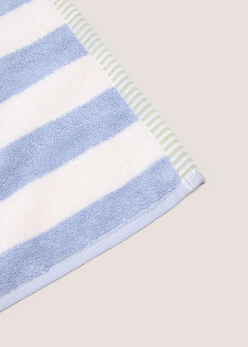 Blue Stripe Jacquard Hand Towel - Hand Towel Image 2