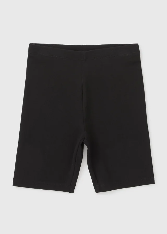 Girls Black Cycling Shorts (1-7yrs)