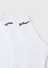 Wilson 3 Pack White Ankle Socks - 2 TO 5 Image 2