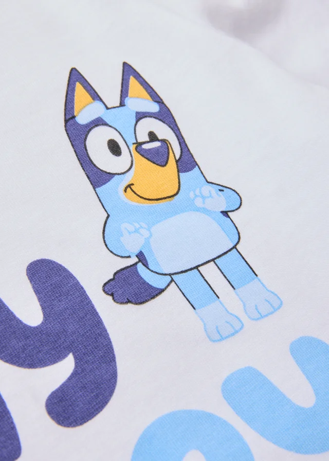 Bluey Kids White Short Pyjama Set (1-7yrs)