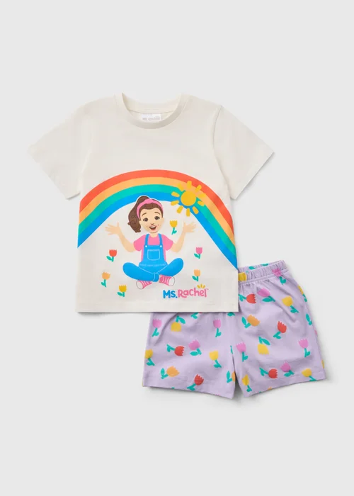 Ms Rachel Girls Multicolour Short Pyjama Set (1-5yrs) - 1 to 1 half years Image 1