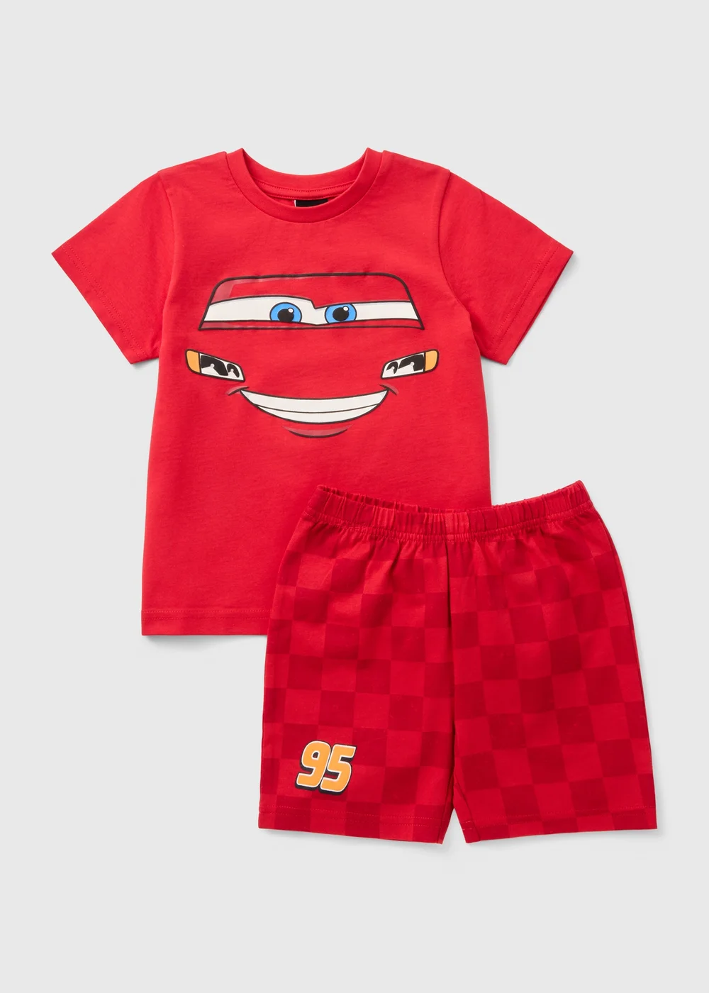 Cars Boys Red Lightning McQueen Short Pyjama Set (1-7 Years) - 1 to 1 half years Image 1
