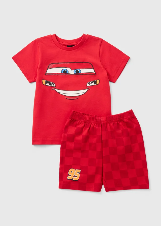 Cars Boys Red Lightning McQueen Short Pyjama Set (1-7 Years)