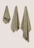Sage Green 100% Egyptian Cotton Towels - Hand Towel Image 1