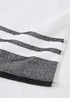 Black Dobby Border Towels - Hand Towel Image 2