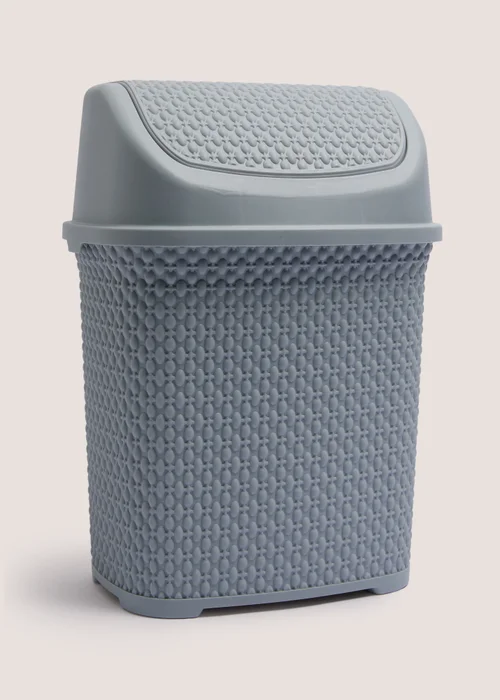 Grey Plastic Large Bin Image 1
