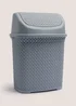 Grey Plastic Large Bin Image 1