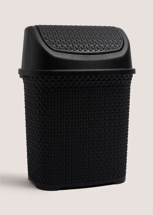 Black Plastic Bin Image 1