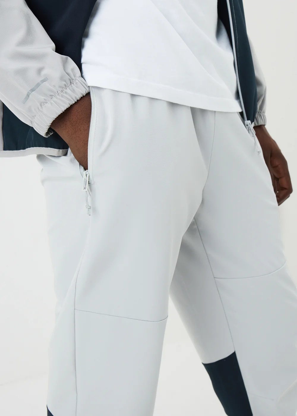 Souluxe Grey Woven Co Ord Jogging Bottoms - Extra small Image 2