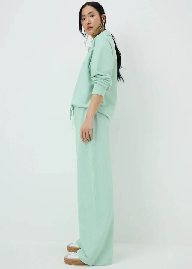 Green Wide Leg Co Ord Jogging Bottoms