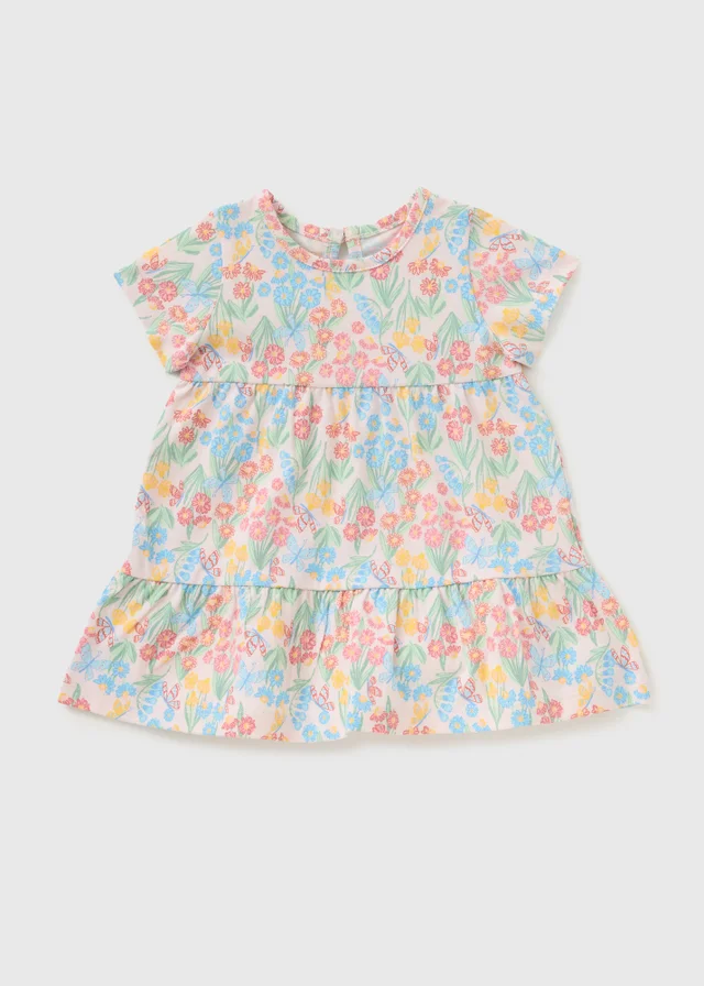 Baby Multicolour Flower Dress (Newborn-23mths)