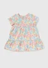 Baby Multicolour Flower Dress (Newborn-23mths) - Up to 1 Month Image 1