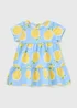 Baby Blue Lemon Dress (Newborn-23mths) - Up to 1 Month Image 1