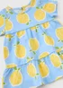 Baby Blue Lemon Dress (Newborn-23mths) - Up to 1 Month Image 2