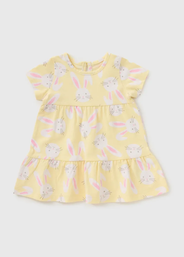 Baby Yellow Bunny Dress (Newborn-23mths)