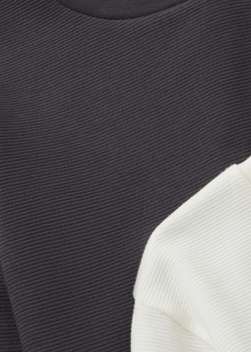 3 Pack Boys Grey Ottoman Ribbed Sweatshirts (1-7yrs) - 2-3 Yrs Image 2